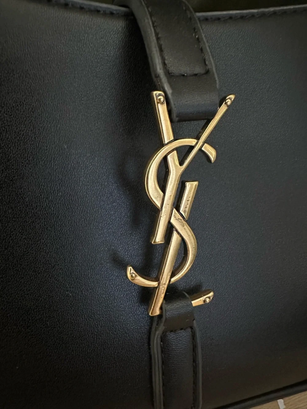 YSL LE 5 À 7 BLACK HOBO PURSE - Picture 9 of 9